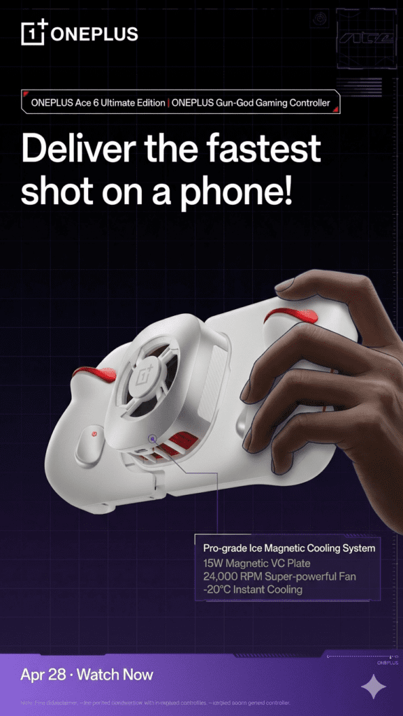 OnePlus Ace 6 Ultra Gaming Controller