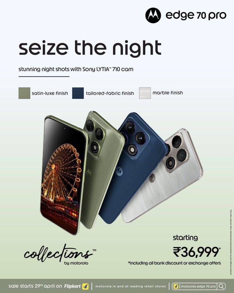 Moto edge 70 Pro Price 